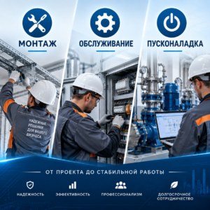 Монтаж обслуживание и пусконаладка